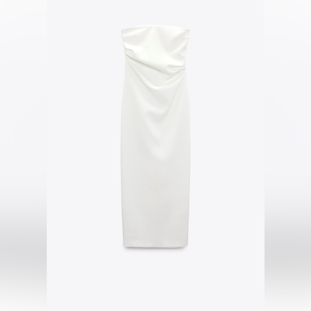Zara draped midi dress NWT sold out in stores